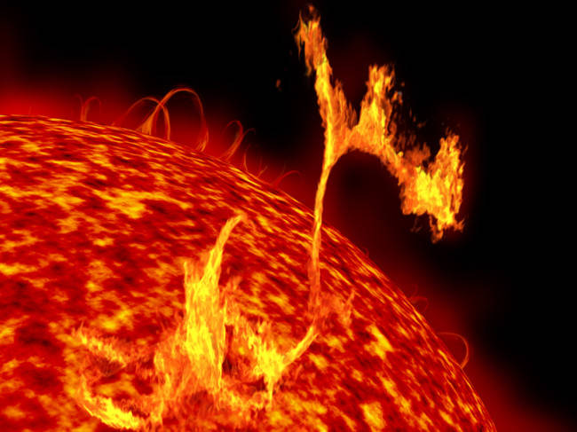 Solar flares