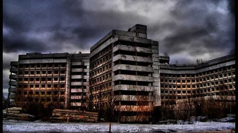 Заброшенная больница в Ховрино.