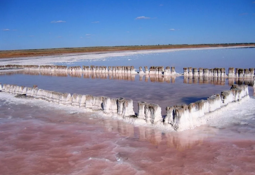 Озеро Эльтон собирали соль