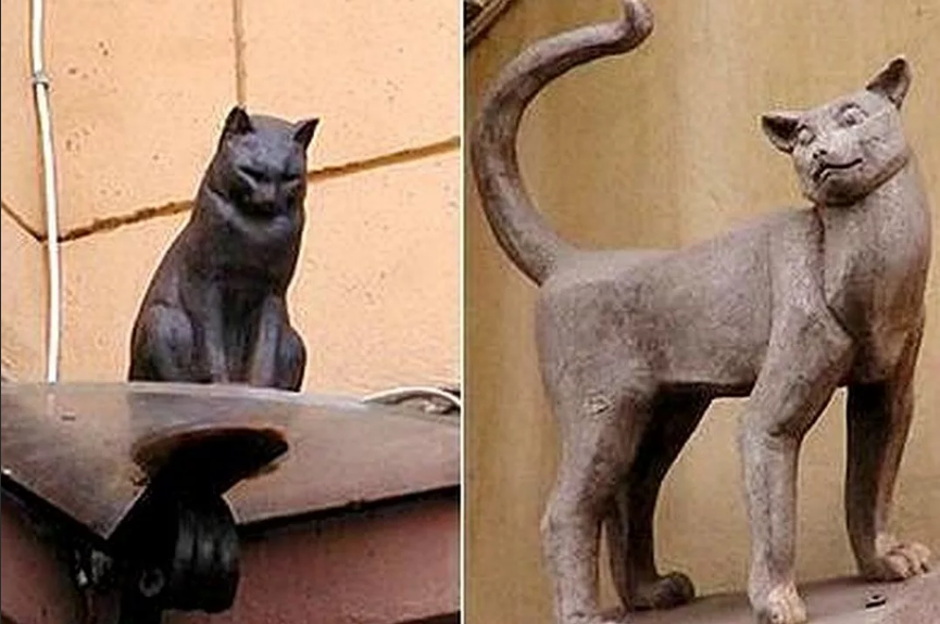 памятник котам в Питере
