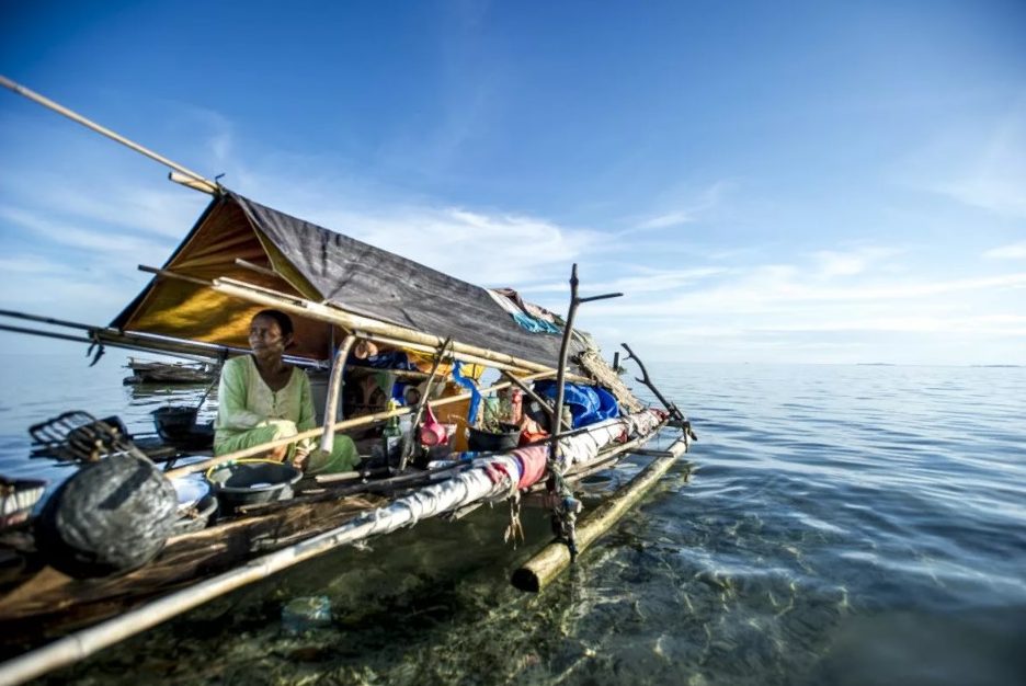 индонезия лодка-дом.