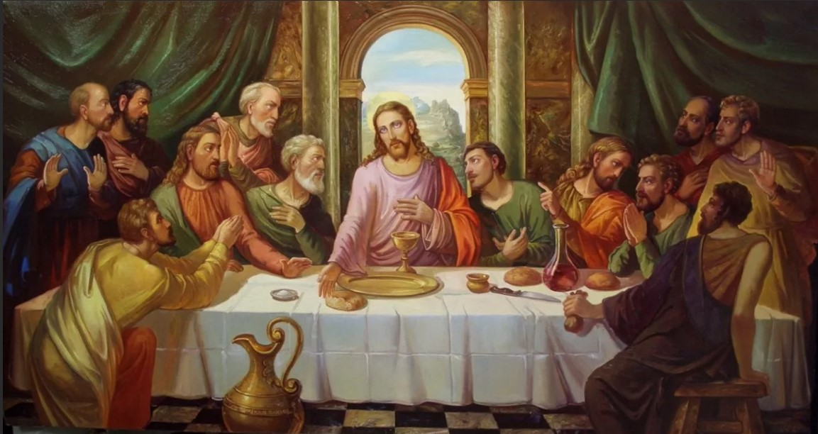 тайная вечеря Иисус с апостолами