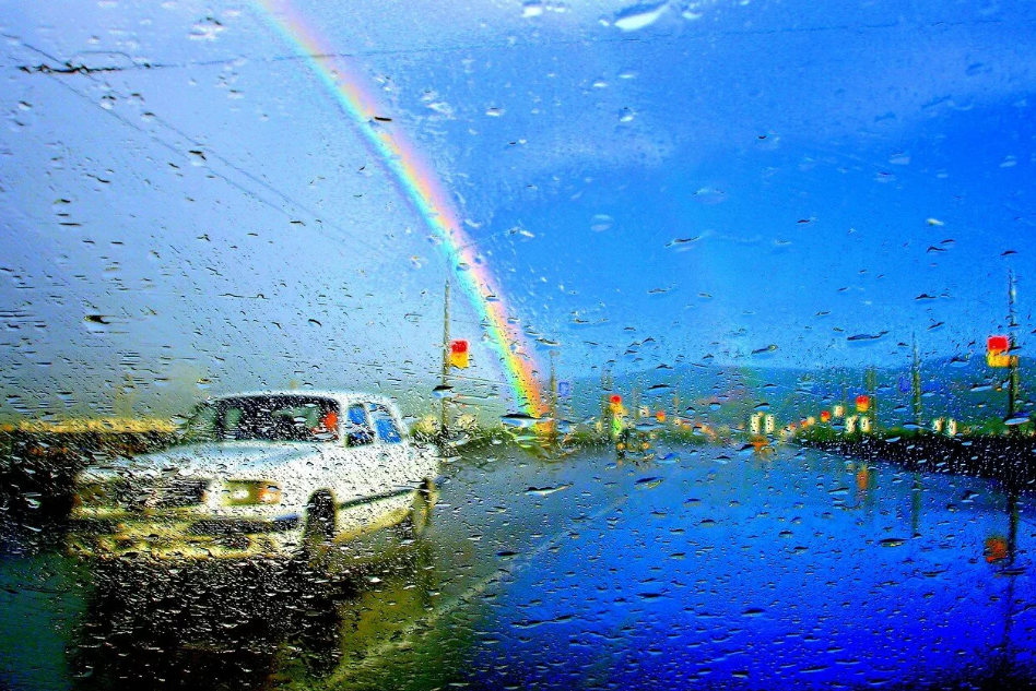 дождь и радуга