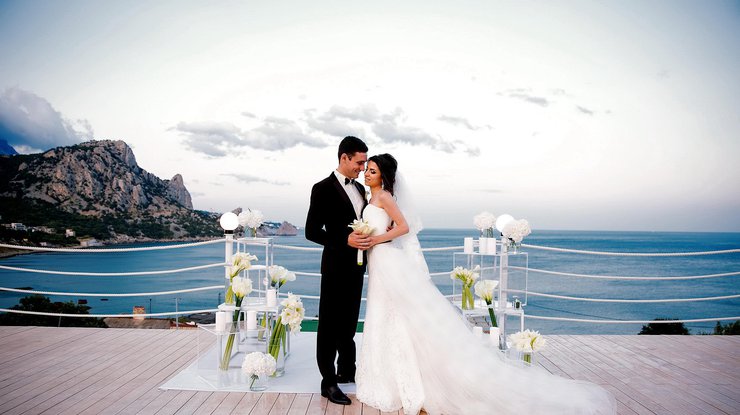 свадьба на берегу моря
