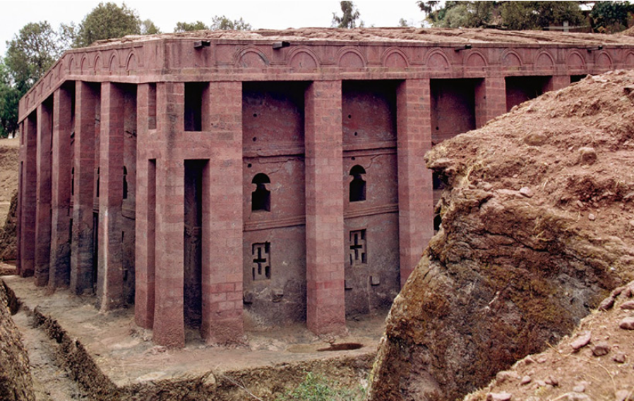 Храм Спасителя в Лалибэле Эфиопия