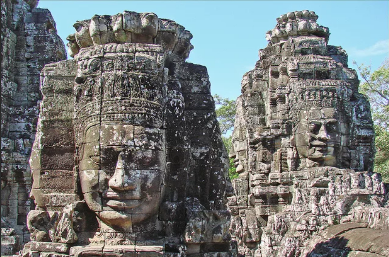 каменные головы Камбоджи
