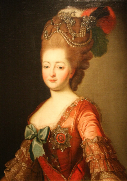 Екатерина II в молодости